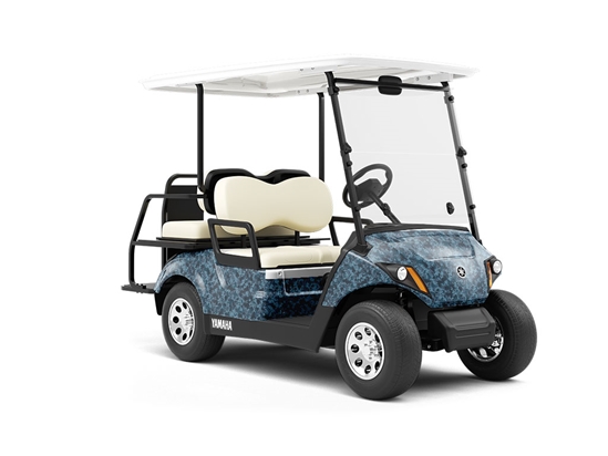 Peacock DPM Camouflage Wrapped Golf Cart