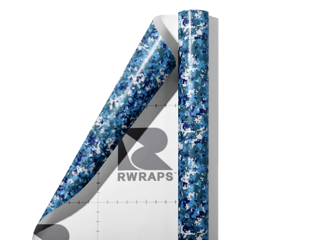 Pixel Peacock Camouflage Wrap Film Sheets