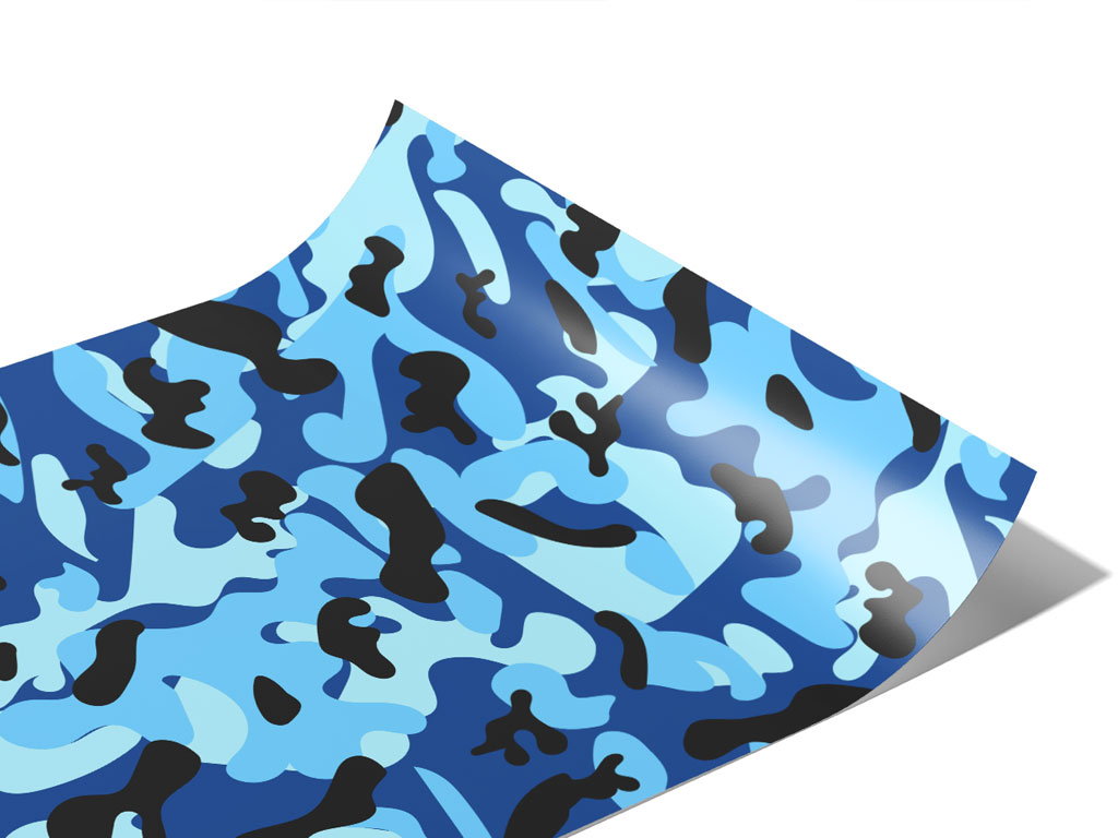 Blue Camouflage Pattern