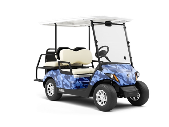 Royal Navy Camouflage Wrapped Golf Cart