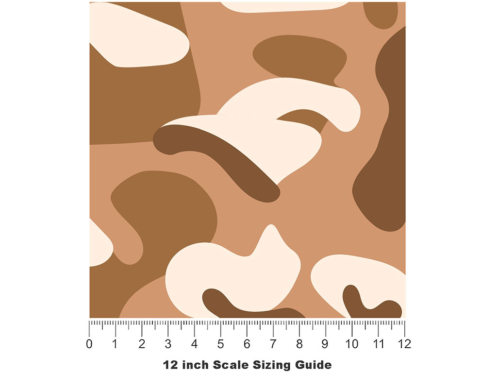 Beech Multicam Camouflage Vinyl Film Pattern Size 12 inch Scale