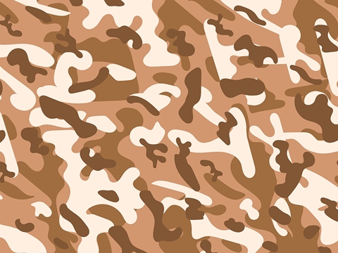 Rwraps™ Brown Camouflage Print Vinyl Wrap Film - Beech Multicam