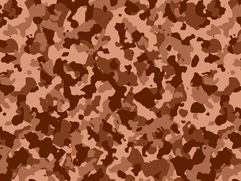 Rwraps™ Brown Camouflage Print Vinyl Wrap Film - Chestnut Multicam