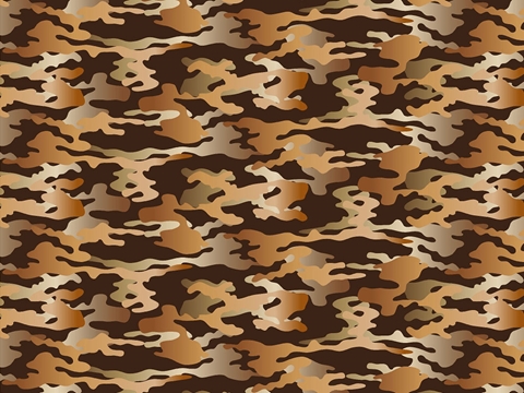 Rwraps™ Brown Camouflage Print Vinyl Wrap Film - Peanut Hunter