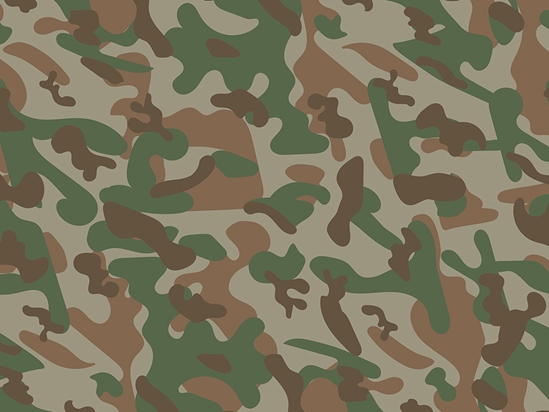 Taupe Flecktarn Camouflage Vinyl Wrap Pattern