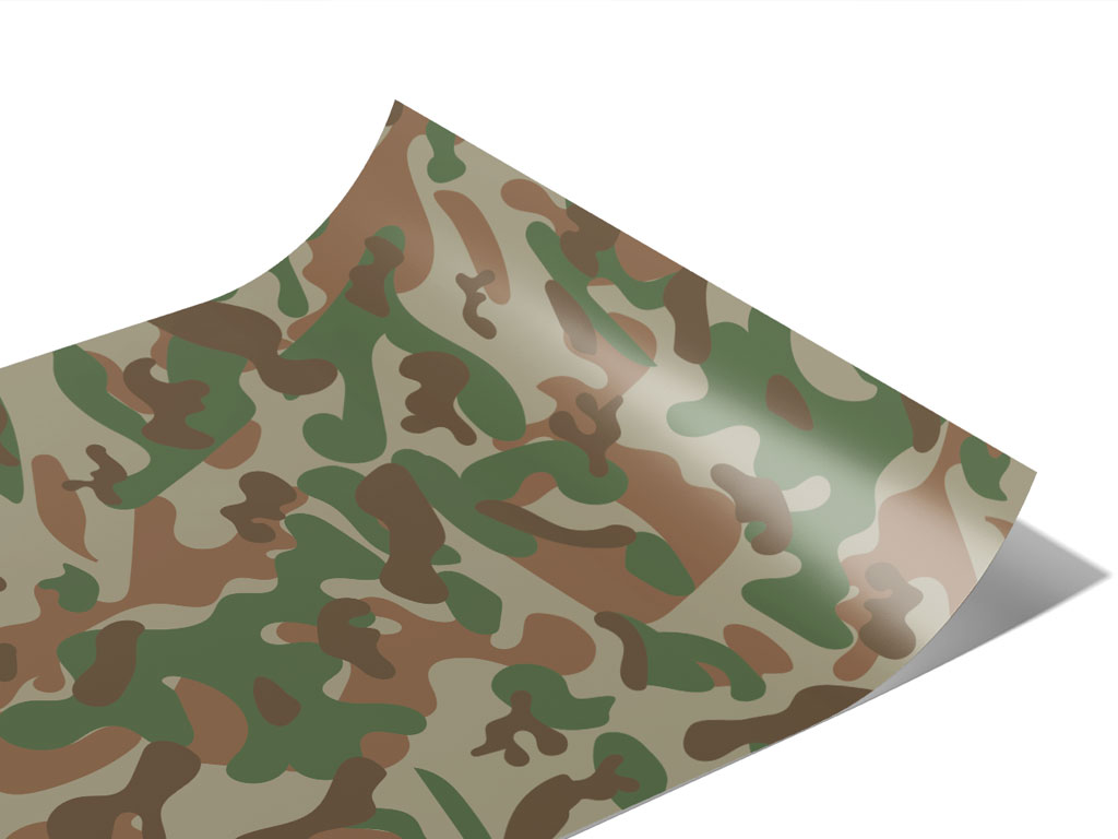 Taupe Flecktarn Camouflage Vinyl Wraps