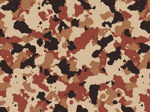 Rwraps™ Brown Camouflage Print Vinyl Wrap Film - Tawny Multicam
