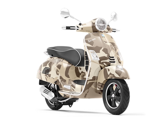 Deer Silhouette Camouflage Vespa Scooter Wrap Film