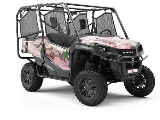 Forest Pink Camouflage Utility Vehicle Vinyl Wrap