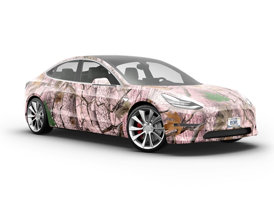 Forest Pink Camouflage Vehicle Vinyl Wrap