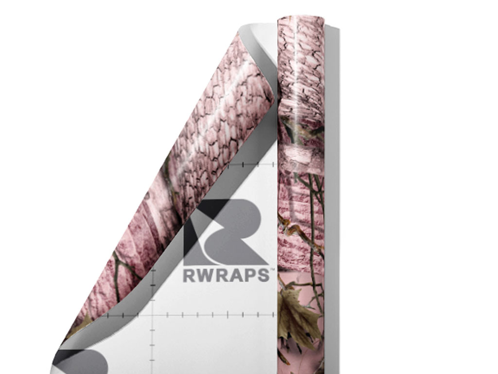 Forest Pink Camouflage Wrap Film Sheets