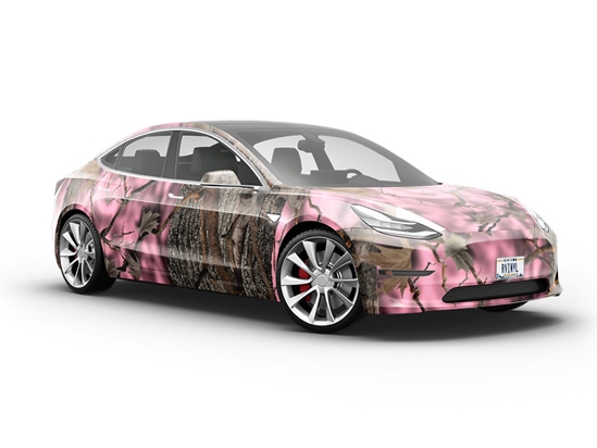 Hybrid Pink Camouflage Vehicle Vinyl Wrap