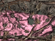 Hybrid Pink Camouflage Vinyl Wrap Pattern
