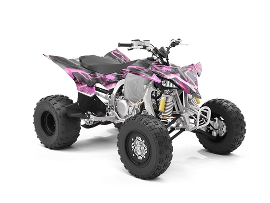 Obliteration Pink Camouflage ATV Wrapping Vinyl