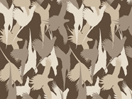 Pheasant Silhouette Camouflage Vinyl Wrap Pattern