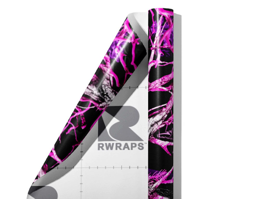 Skull Pink Camouflage Wrap Film Sheets