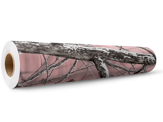 Snowstorm Pink Camouflage Wrap Film Wholesale Roll