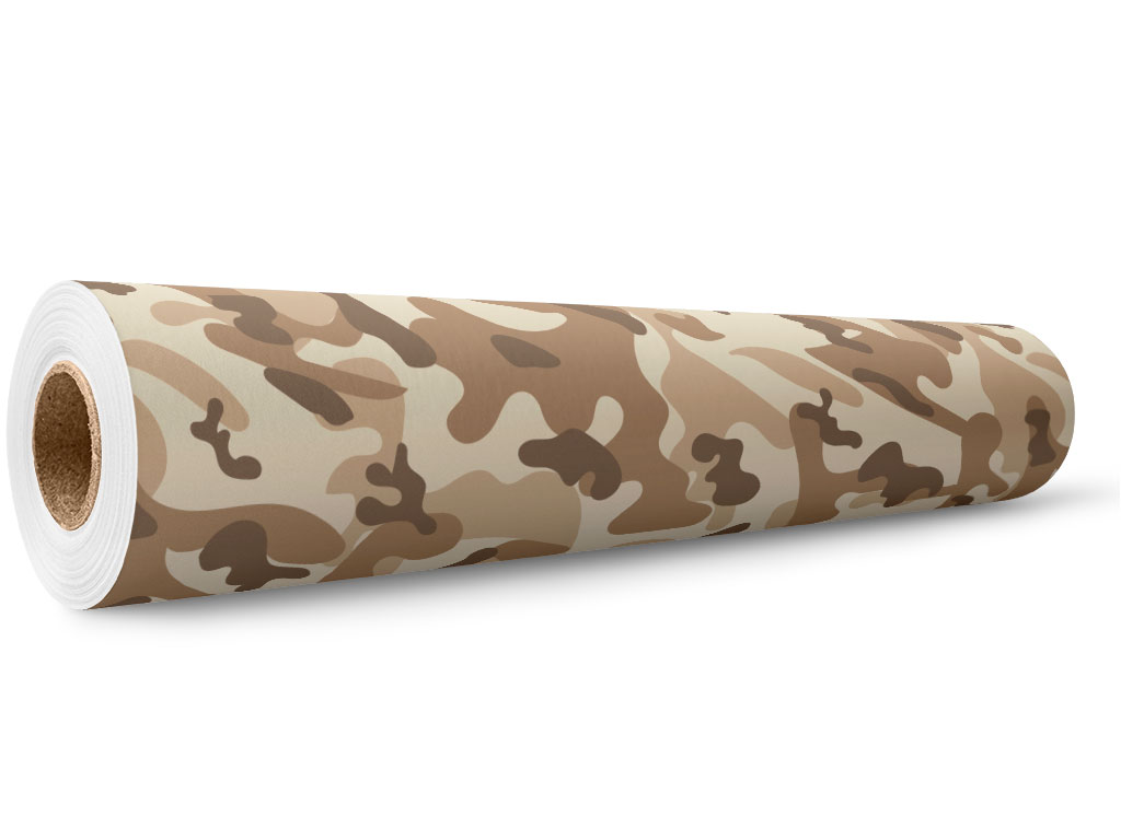 Tan Flecktarn Camouflage Wrap Film Wholesale Roll