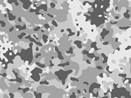 Pewter Multicam Camouflage Vinyl Wrap Pattern