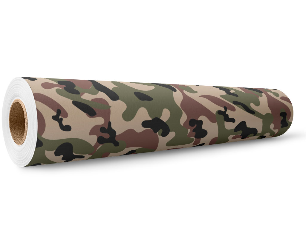 Army Woodland Camouflage Wrap Film Wholesale Roll