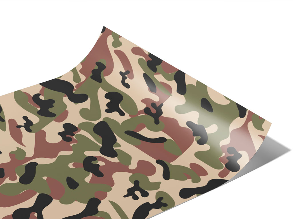 Rwraps™ Army Woodland Green Camouflage Vinyl Wrap