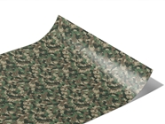Digital Fabric Green Camouflage Vinyl Wraps