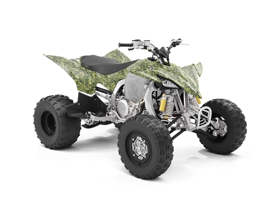 Forest Pixel Camouflage ATV Wrapping Vinyl