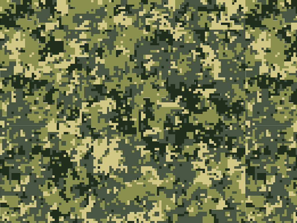 Forest Pixel Camouflage Vinyl Wrap Pattern