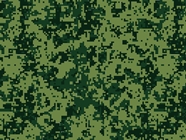 Jungle Pixel Camouflage Vinyl Wrap Pattern