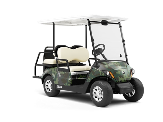 Juniper Multicam Camouflage Wrapped Golf Cart