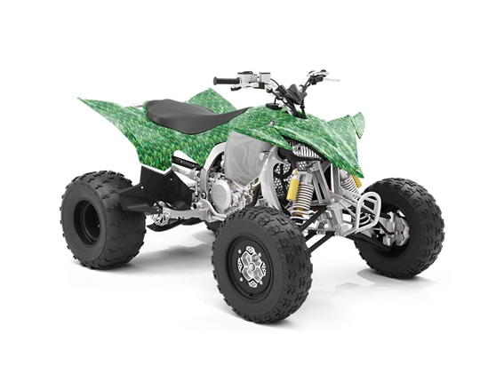 Lime Hunter Camouflage ATV Wrapping Vinyl