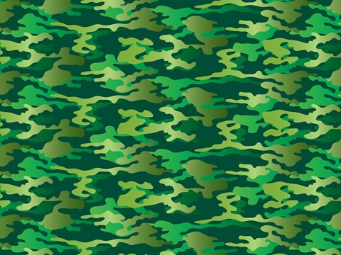 Rwraps™ Green Camouflage Print Vinyl Wrap Film - Lime Hunter