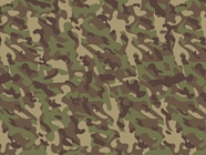 Lowland Plains Camouflage Vinyl Wrap Pattern