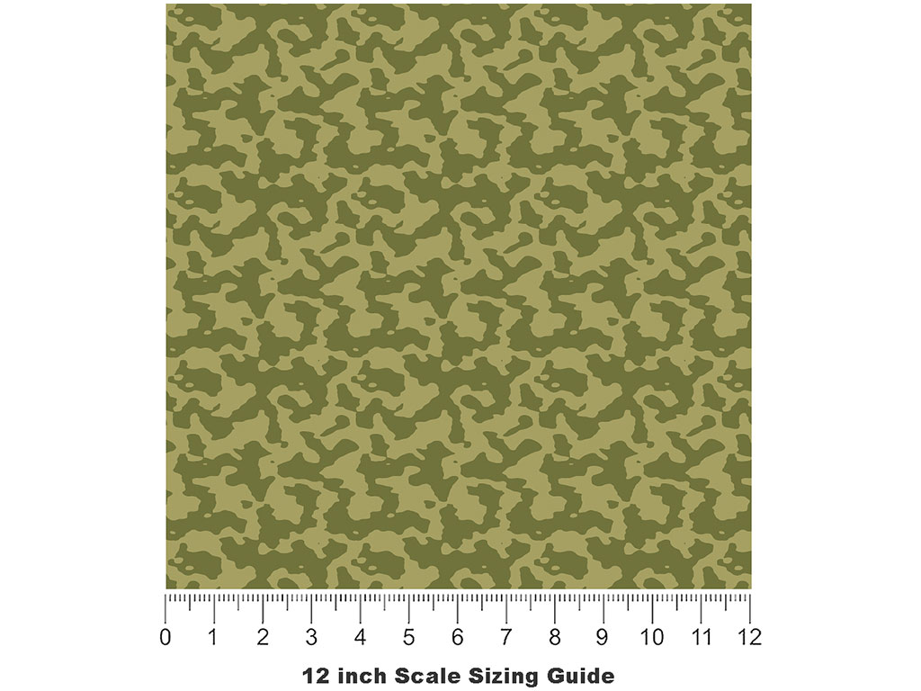 Mono Forest Camouflage Vinyl Film Pattern Size 12 inch Scale