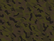 Night Seaweed Camouflage Vinyl Wrap Pattern