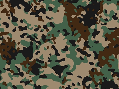 Rwraps™ Green Camouflage Print Vinyl Wrap Film - Pine Puzzle