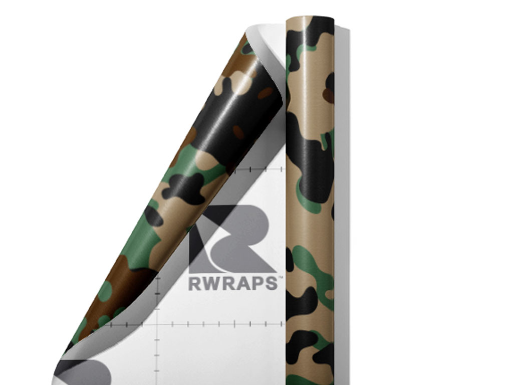 Pine Puzzle Camouflage Wrap Film Sheets