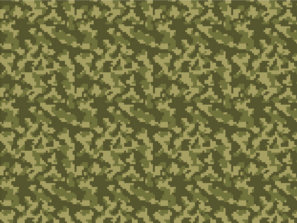 Rwraps™ Green Camouflage Print Vinyl Wrap Film - Pixel Perfect