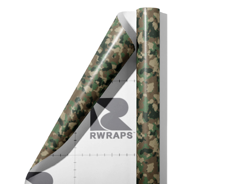 US Woodland Camouflage Wrap Film Sheets