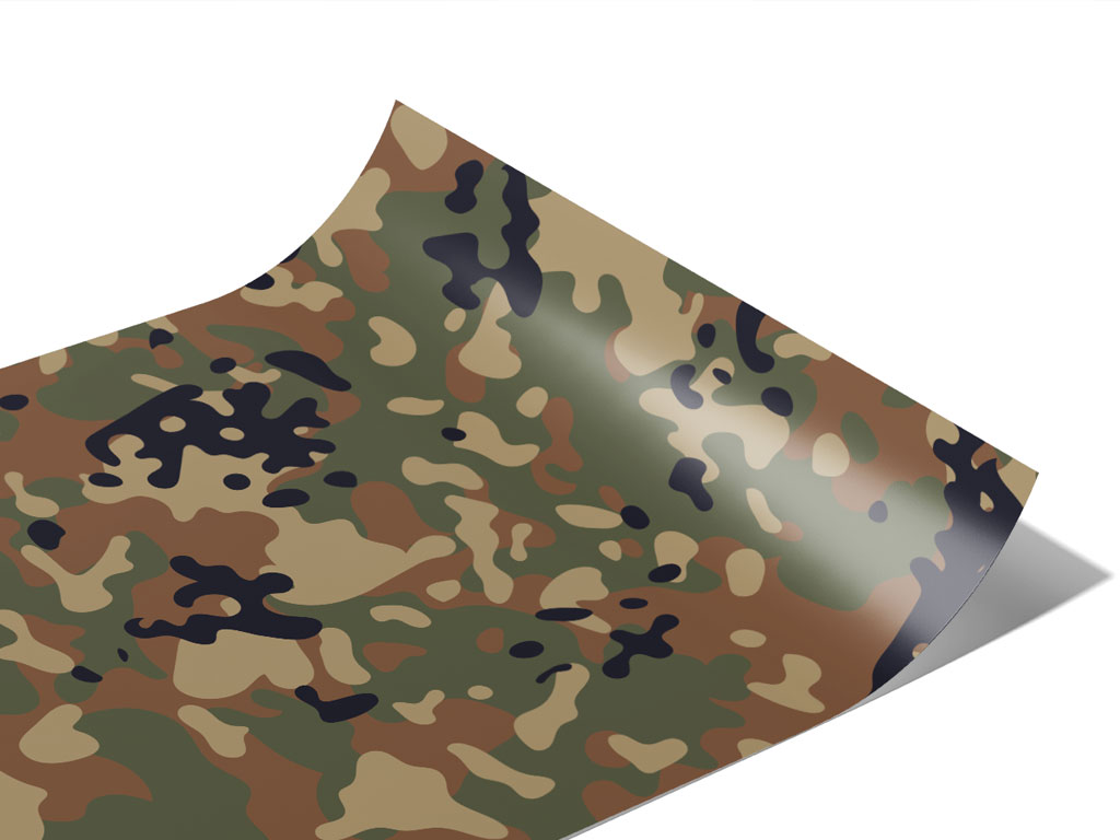 Uniform Flecktarn Camouflage Vinyl Wraps