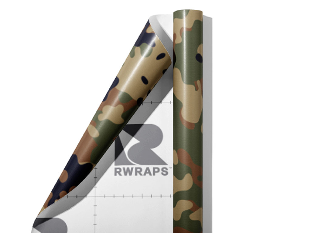 Uniform Flecktarn Camouflage Wrap Film Sheets