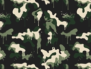 Woodland Graffiti Camouflage Vinyl Wrap Pattern