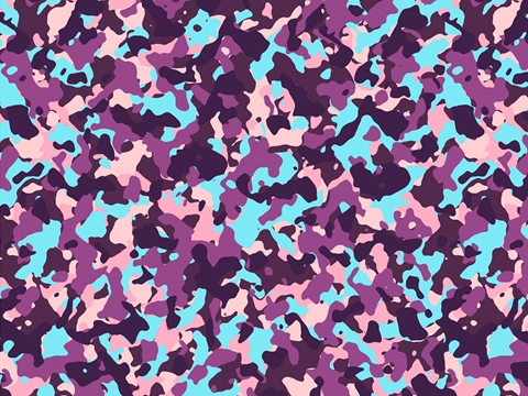 Rwraps™ Neon Camouflage Print Vinyl Wrap Film - Explosive Party