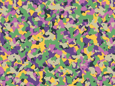 Rwraps™ Neon Camouflage Print Vinyl Wrap Film - Green Sprinkles