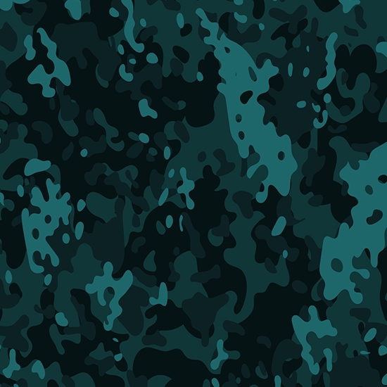 Ocean Multicam Camouflage Vinyl Wrap Pattern