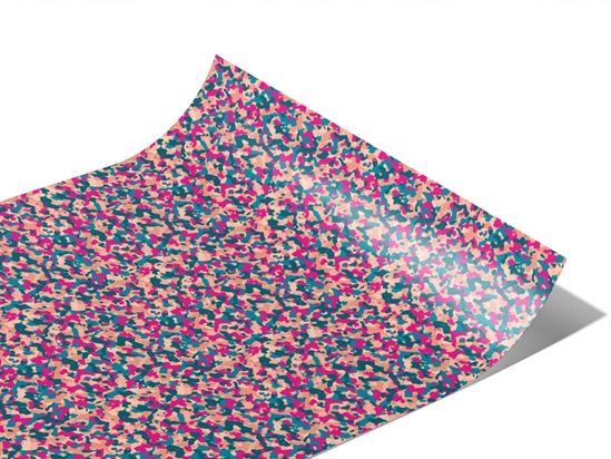 Pink Shrapnel Camouflage Vinyl Wraps