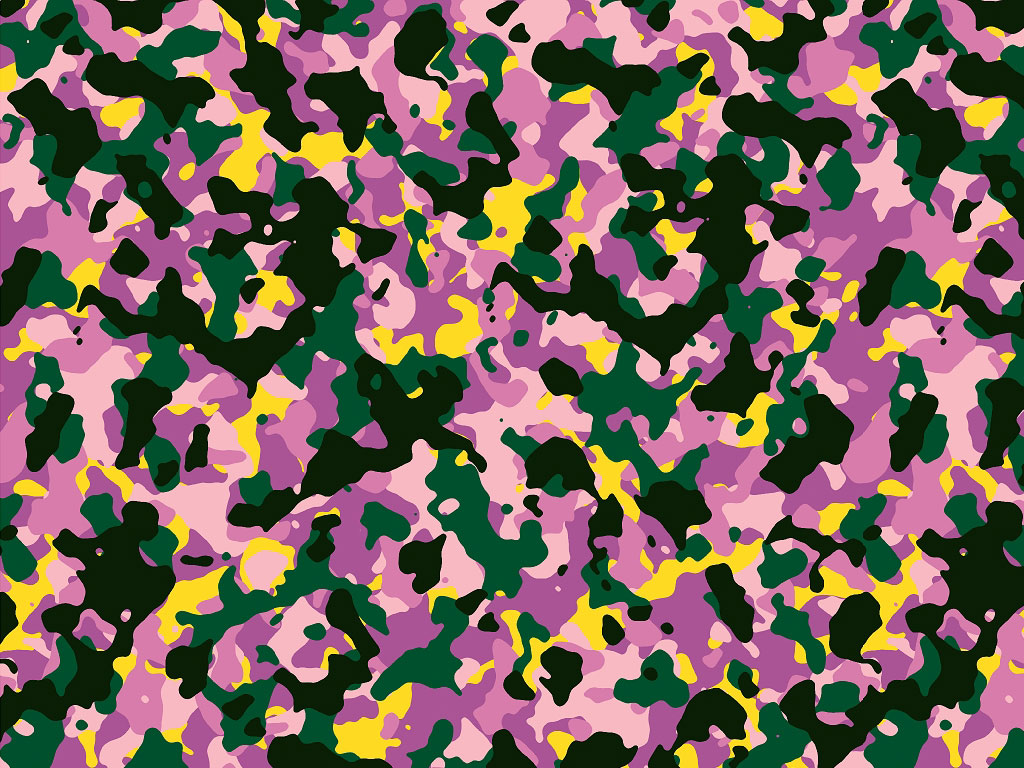 Pink Woodland Camouflage Vinyl Wrap Pattern