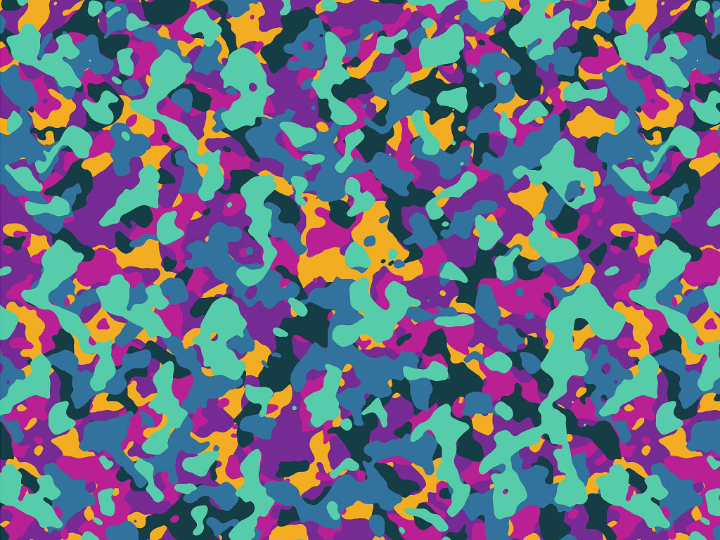 Purple Shower Camouflage Vinyl Wrap Pattern