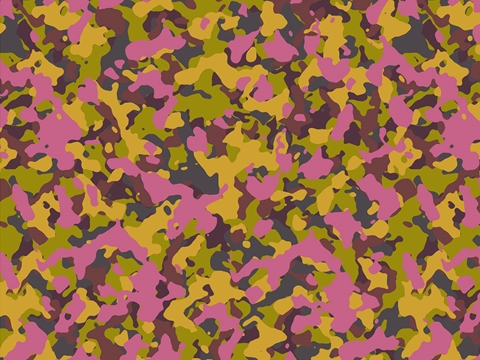 Rwraps™ Neon Camouflage Print Vinyl Wrap Film - Rave ERDL