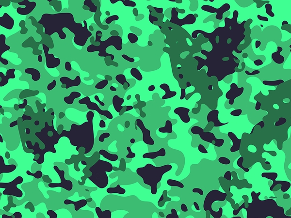Seafoam Disrupter Camouflage Vinyl Wrap Pattern